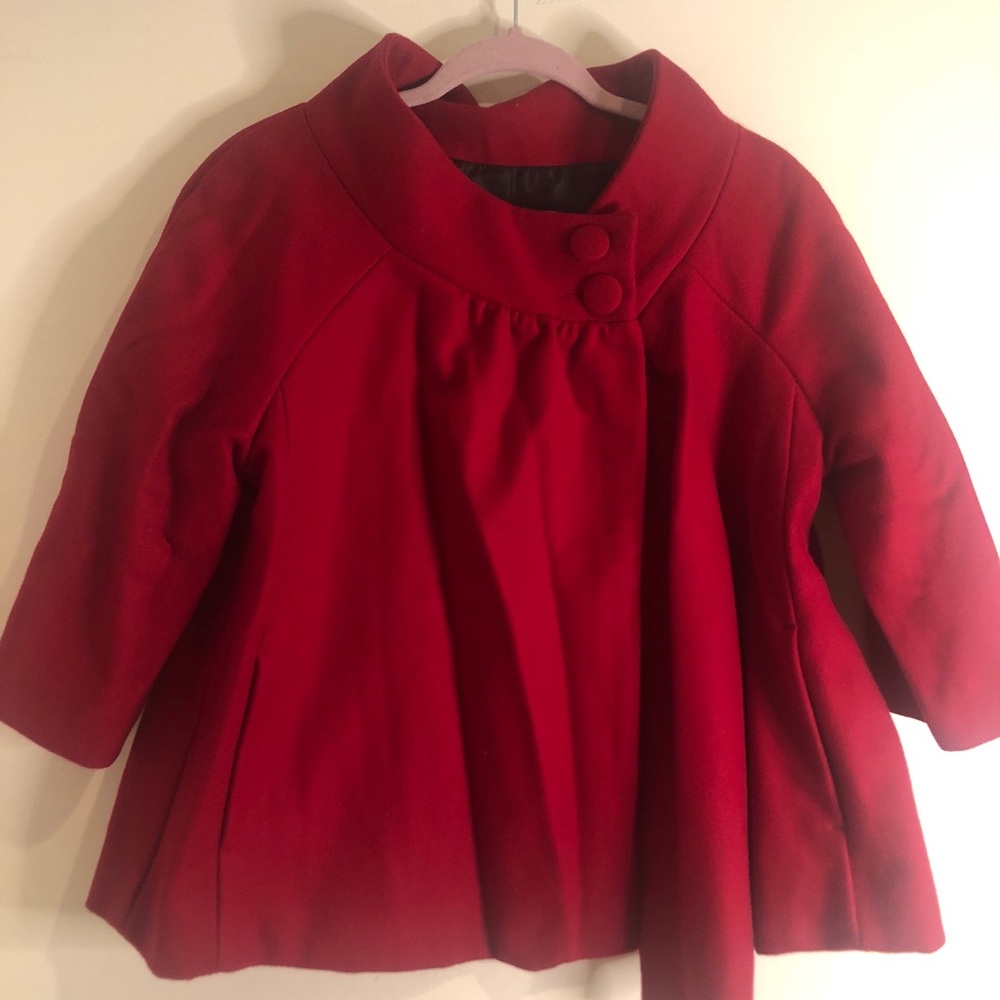 Old Navy Red Peacoat NWT